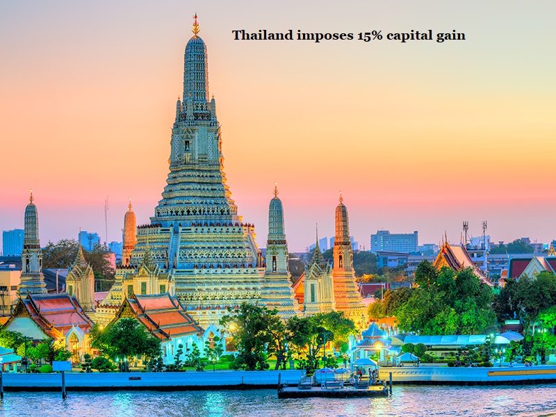 Thailand imposes 15% capital gain